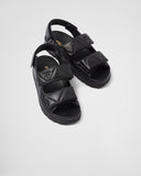 Prada QUILTED NAPPA LEATHER SLINGBACK COMFORT SANDALS