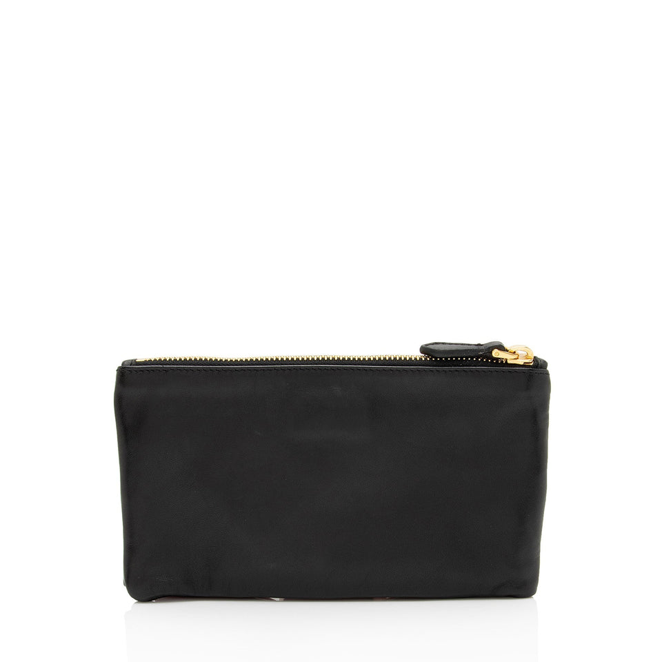 Prada Nappa Fiocco Bow Small Clutch (SHF-YHWkp5)