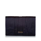Prada Pleated Satin Clutch Bag (SHG-31019)