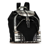 Prada Printed Saffiano Trimmed Tessuto Backpack (SHG-PIB586)