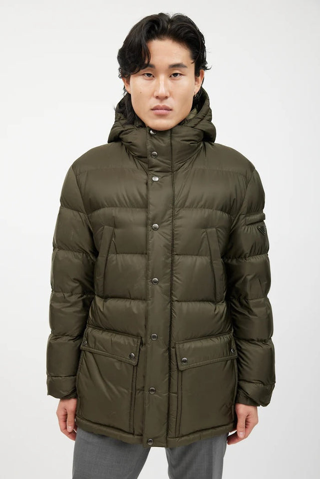 Prada QUILTED DOWN PUFFER JACKET