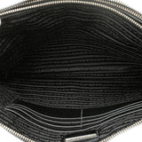 Prada Saffiano Double Zip Clutch
