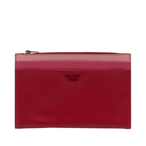Prada Saffiano Leather Travel Clutch (SHG-dhgDDb)
