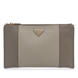 Prada Saffiano Zip Clutch (SHG-w9pW4U)
