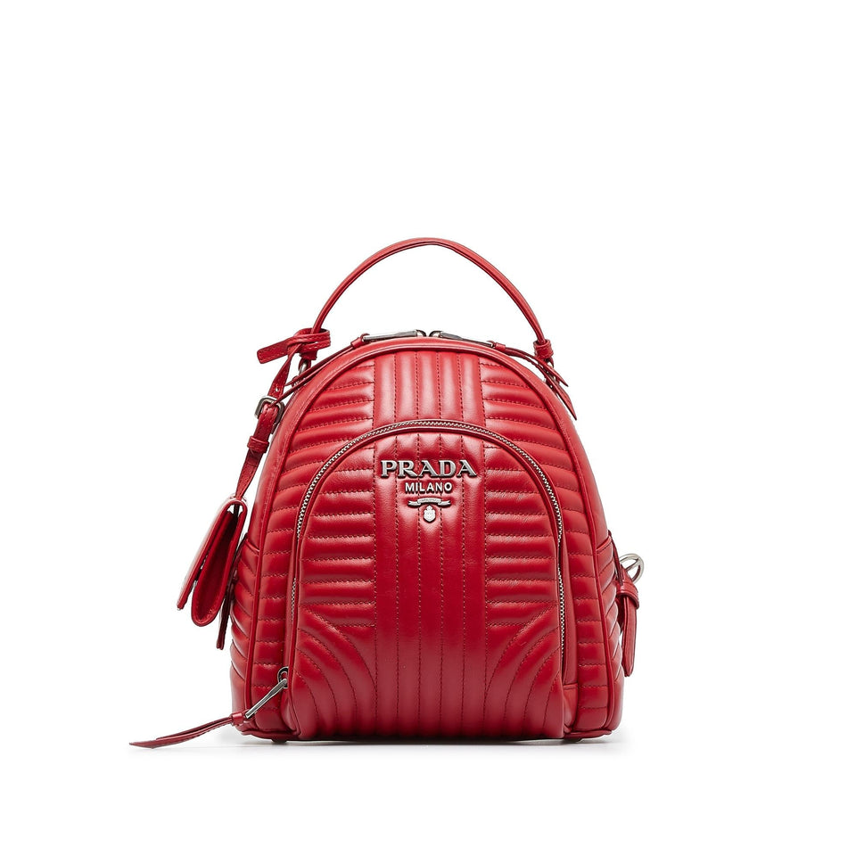 Prada Soft Calf Diagramme Backpack (SHG-fJLv1A)