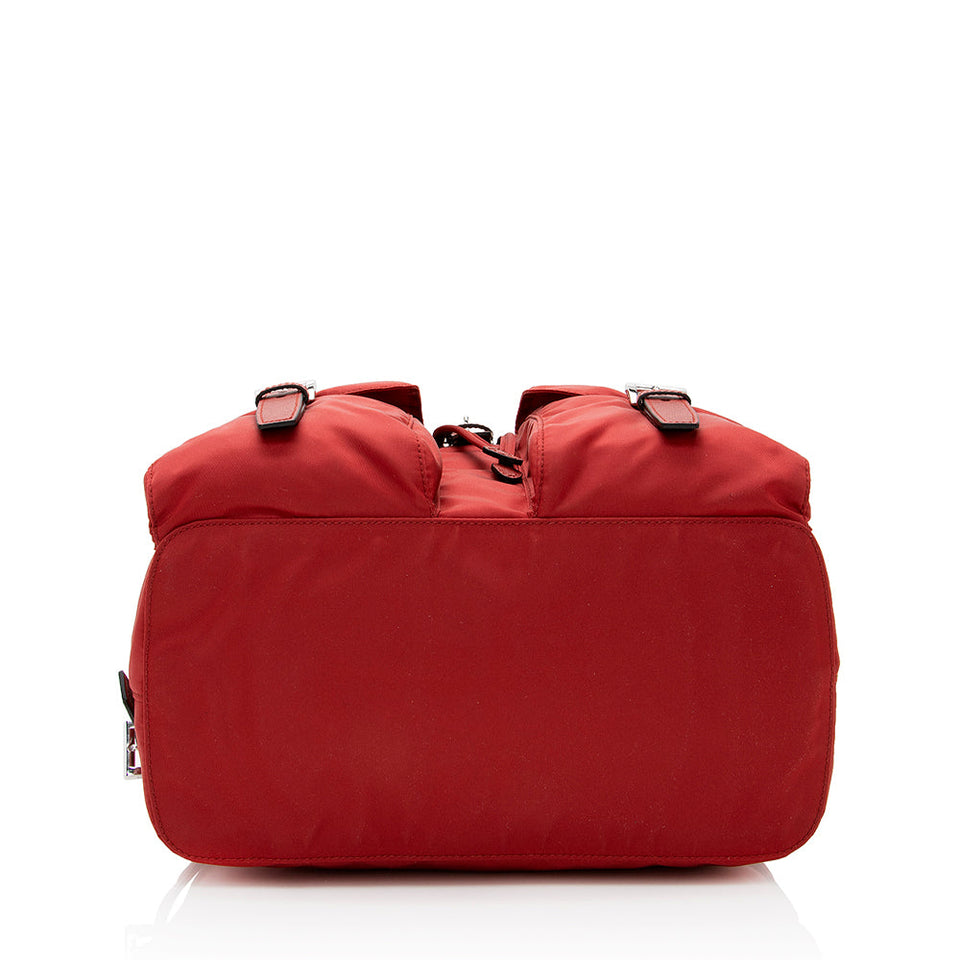 Prada Tessuto Double Pocket Medium Backpack (SHF-21564)