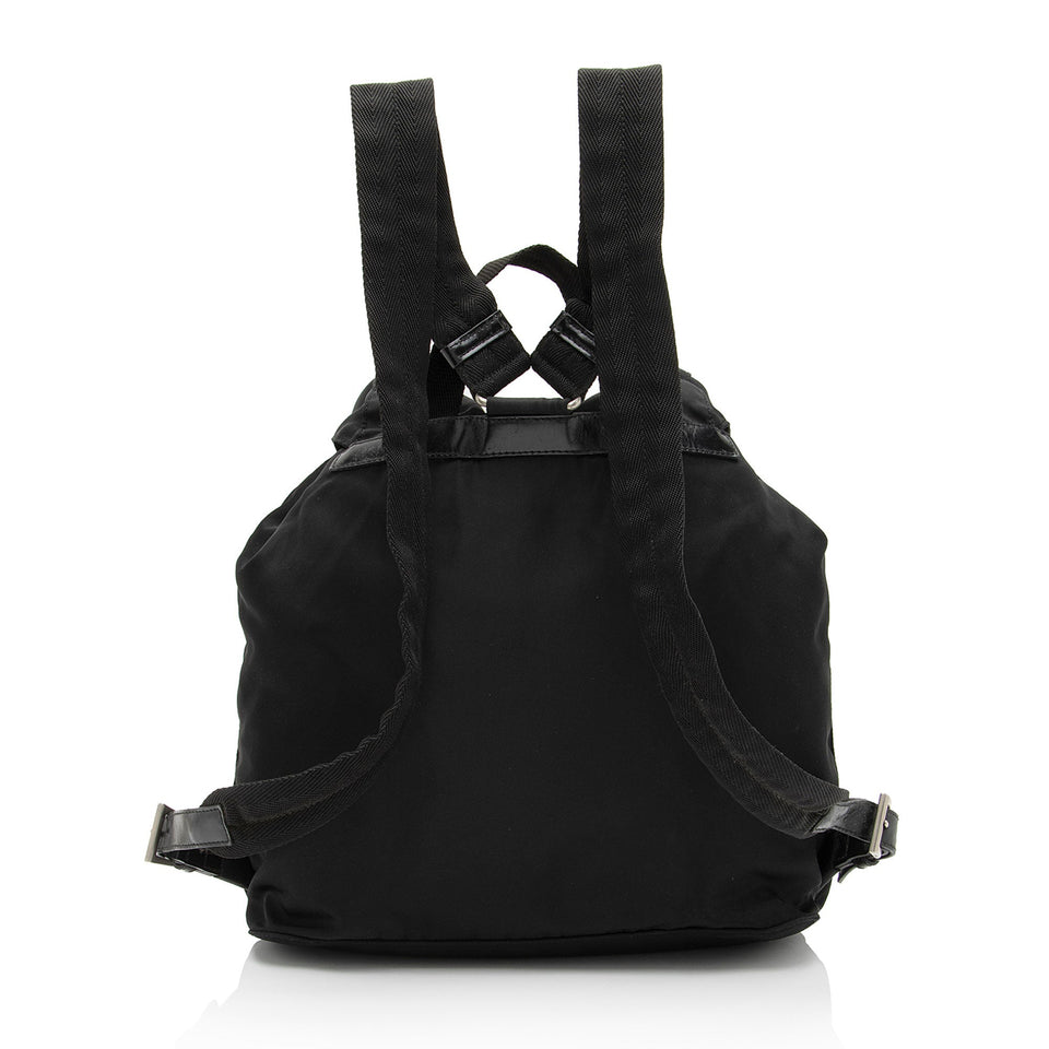 Prada Tessuto Double Pocket Medium Backpack (SHF-IvHeZr)