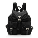 Prada Tessuto Double Pocket Medium Backpack (SHF-IvHeZr)