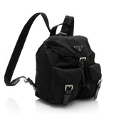 Prada Tessuto Double Pocket Medium Backpack (SHF-EHKQ1z)