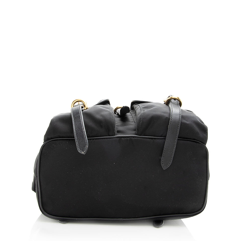 Prada Tessuto Double Pocket Small Backpack (SHF-19407)
