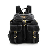 Prada Tessuto Double Pocket Small Backpack (SHF-19407)