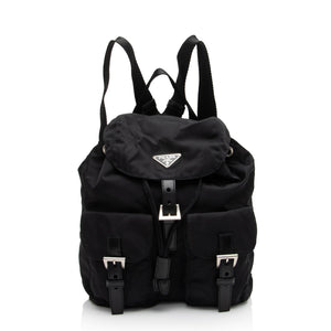 Prada Tessuto Double Pocket Small Backpack (SHF-wNk9mi)