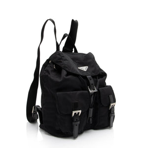 Prada Tessuto Double Pocket Small Backpack (SHF-wNk9mi)
