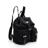Prada Tessuto Double Pocket Small Backpack (SHF-wNk9mi)