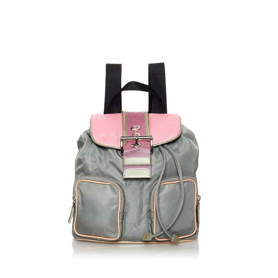 Prada Tessuto Drawstring Backpack (SHG-30539)