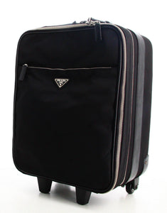 Prada TESSUTO SAFFIANO TIMMED LUGGAGE