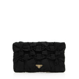 Prada Tessuto Origami Diamond Pleated Clutch