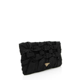 Prada Tessuto Origami Diamond Pleated Clutch
