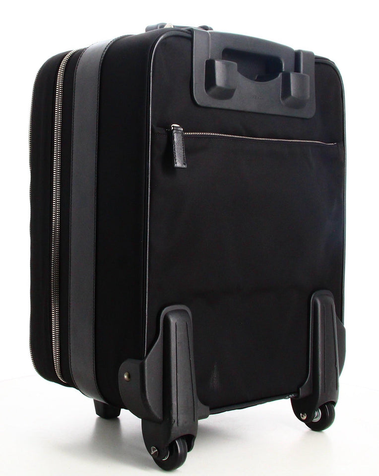 Prada TESSUTO SAFFIANO TIMMED LUGGAGE