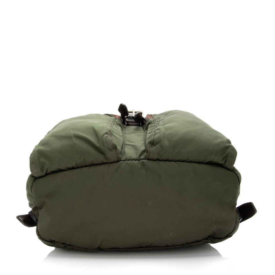 Prada Vintage Tessuto Double Pocket Small Backpack (SHF-23923)