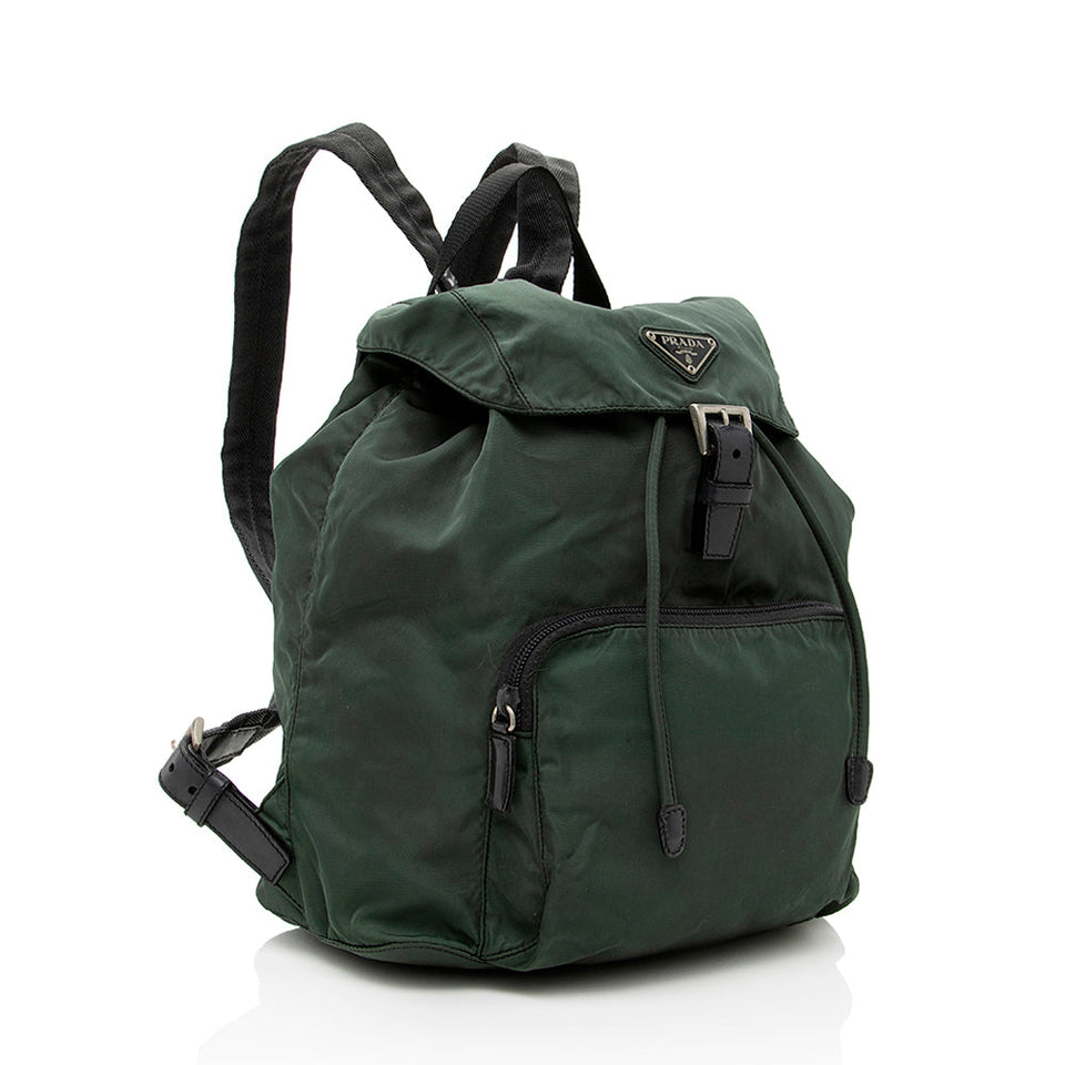 Prada Vintage Tessuto Drawstring Backpack