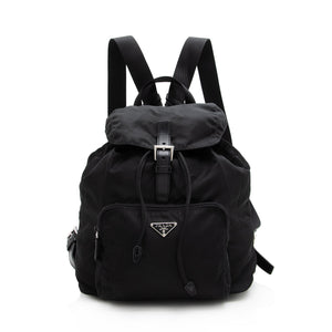 Prada Vintage Tessuto Front Pocket Backpack (SHF-22985)