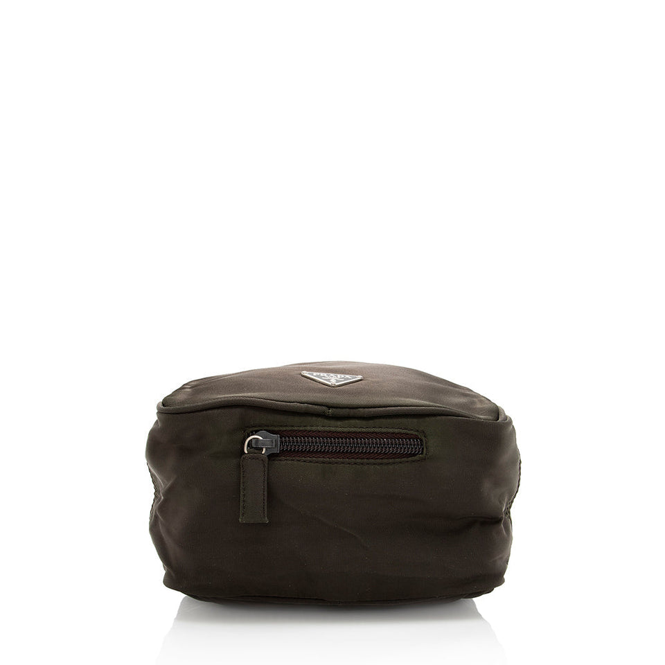 Prada Vintage Tessuto Square Belt Bag (SHF-18233)