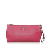 Prada Vitello Daino Clutch Bag (SHG-32199)