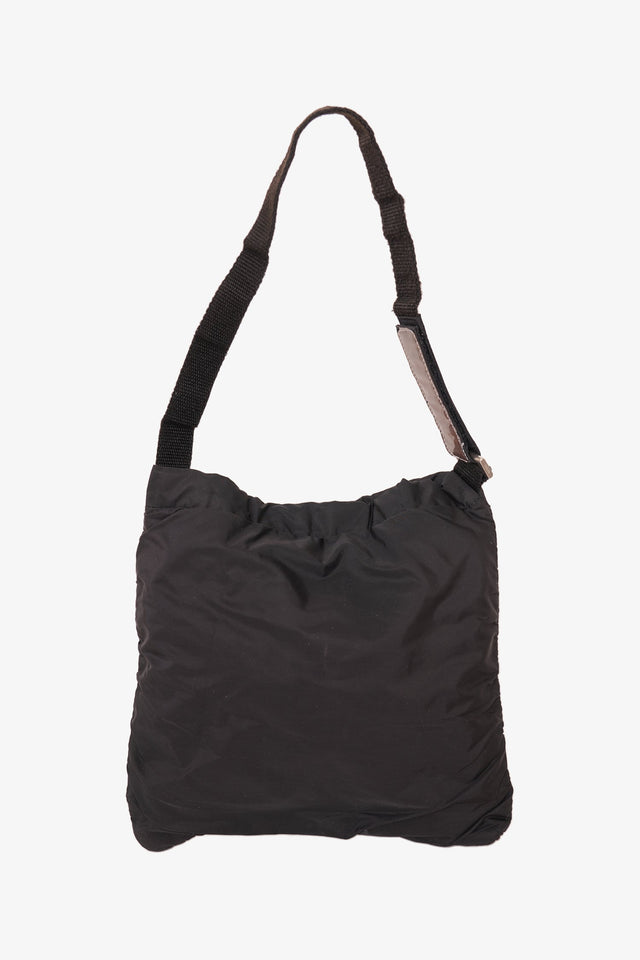 Prada 2010 Black Nylon Shoulder Bag Mini