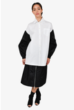 Prada 2021 White/Black Button Down Shirt Size 42