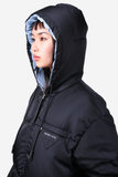 Prada 2022 Black Down Puffer Jacket Size 36
