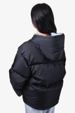 Prada 2022 Black Down Puffer Jacket Size 36