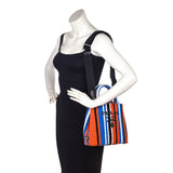 Prada Arancio Terrycloth Bayadere Stripe Bag