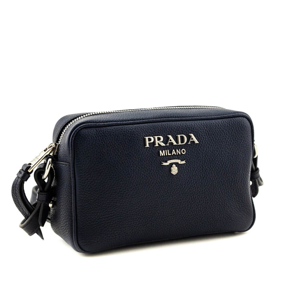 Prada Baltico Vitello Daino Crossbody Bag