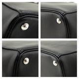 Prada Black City Calf Medium Galleria Double Zip Tote