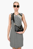 Prada Black Leather Saffiano Re-Edition Bag GHW w/ Strap & Pouch