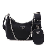Prada Black Nylon Re-Edition 2005 Bag