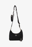 Prada Black Re-Nylon Re-Edition 2005 Crossbody Bag