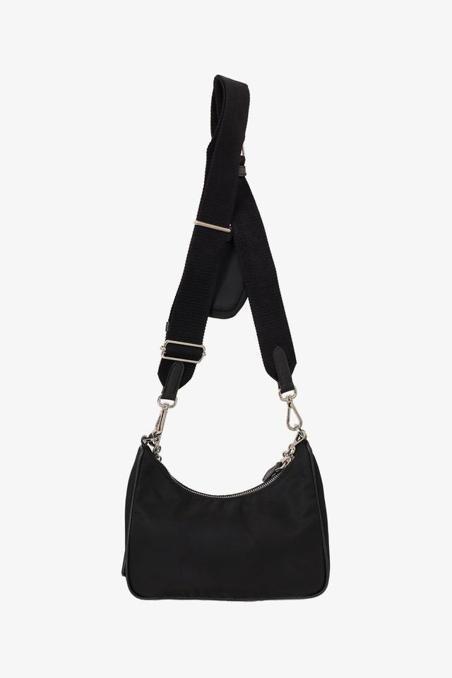 Prada Black Re-Nylon Re-Edition 2005 Crossbody Bag