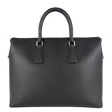 Prada Black Saffiano Leather Briefcase Bag