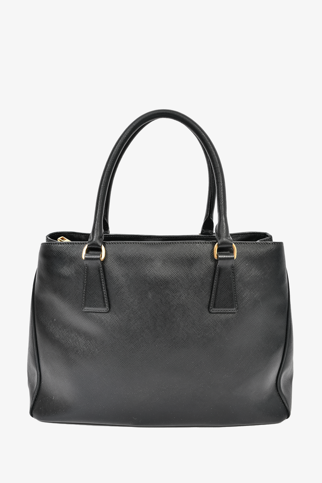 Prada Black Saffiano Leather Large Galleria Tote