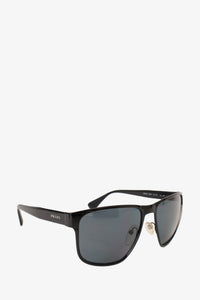 Prada Black Square Frame Logo Plaque
