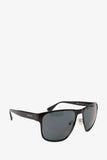 Prada Black Square Frame Logo Plaque