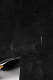 Prada Black Suede Platform Boot Size 39