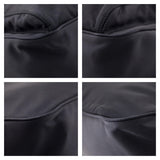 Prada Black Tessuto Nylon Double Buckle Small Messenger Bag