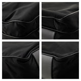 Prada Black Tessuto & Saffiano Messenger Bag