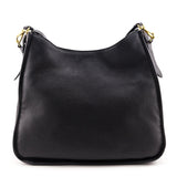 Prada Black Vitello Daino Hobo