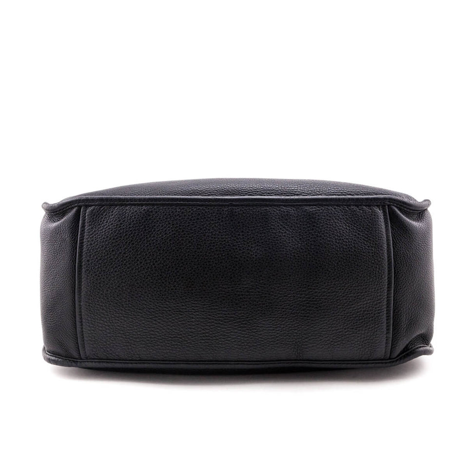 Prada Black Vitello Daino Hobo