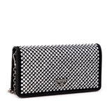 Prada Crystal Mini Wallet Chain