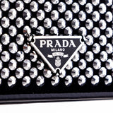 Prada Crystal Mini Wallet Chain